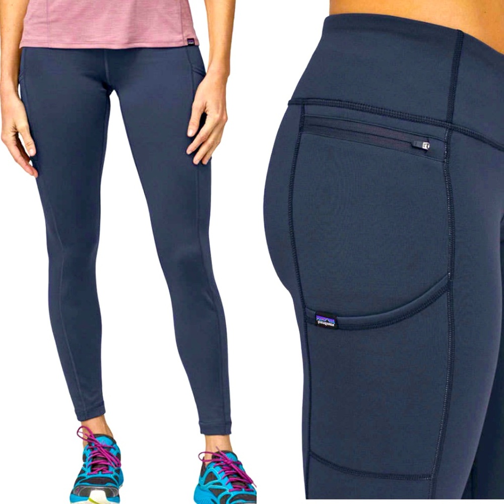 Patagonia Pack Out Tights - Medium Women’s - Smolder Blue Hiking Pants